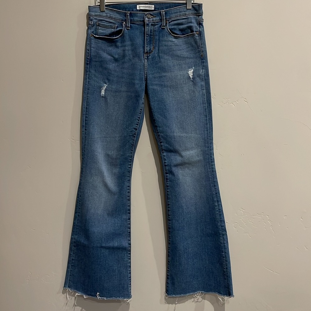 Banana Republic Flare Premium Denim s 29